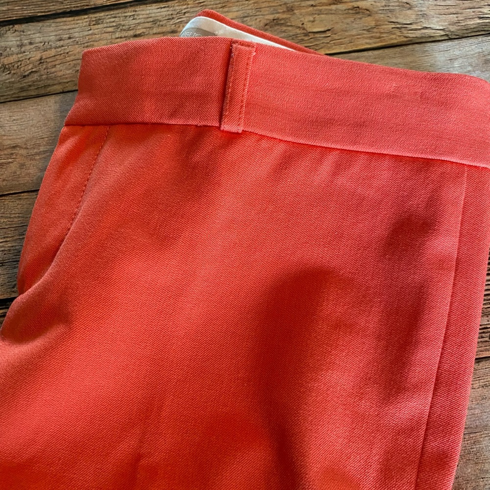 Banana Republic Sloan Orange Pants Size 4 - Picture 3 of 12